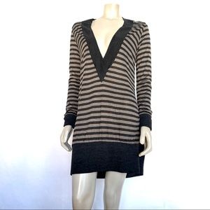 SHYDE PARIS Striped Sweater Dress